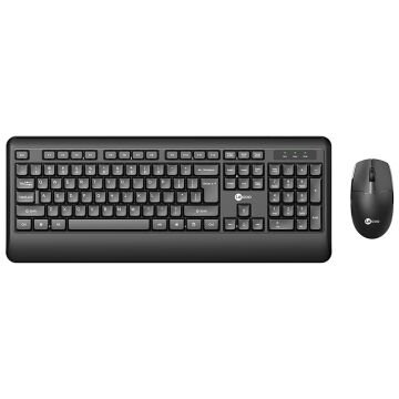 Lenovo Lecoo KW202 Kablosuz Q Klavye - Mouse Set Siyah