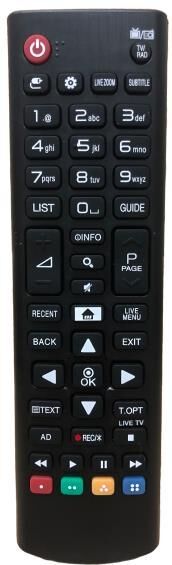 Lg Led Lcd Tv Kumandası İnfo Tuşlu