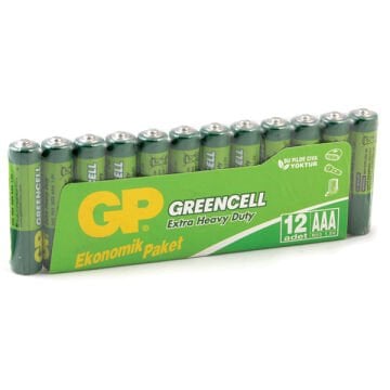 GP İnce AAA 12'li Kalem Pil 24G-VS12