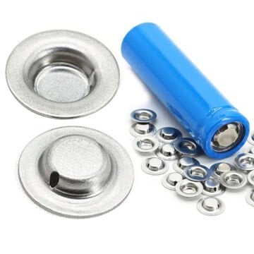 PowerMaster 18650 Lityum Pil Pozitif Kutup Ucu 9.5x6.0x2.0x0.3mm (50'li Paket)