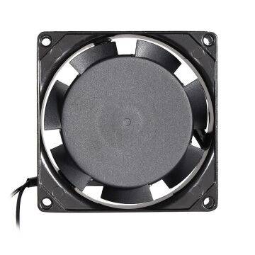 PowerMaster PM-21379 90x90x25mm 9X9 Metal Kasa Plastik Pervane AC220 Volt Fan