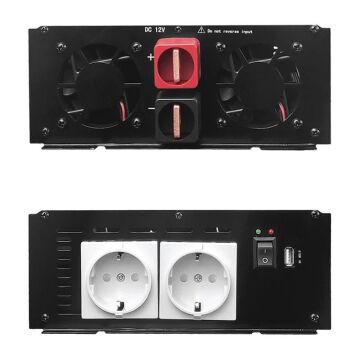 S-Link SL-1500W Dc12v-Ac230v 1500w İnverter İnvertör