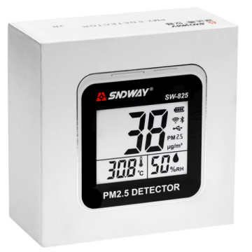 SW-825 PM2.5 Partikül Ölçer | Sıcaklık ve Nem Monitörü