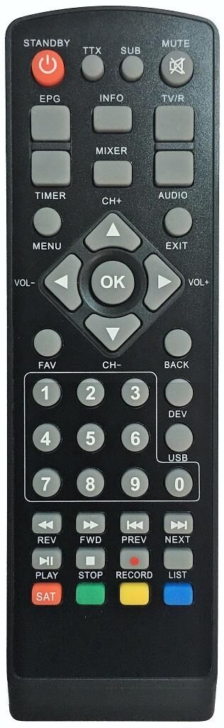 Telebox Globex Uydu Kumandası 1725