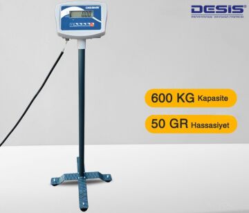 Desis U Tipi Elektronik Baskül 600KG - 50GR