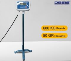 Desis U Tipi Elektronik Baskül 600KG - 50GR