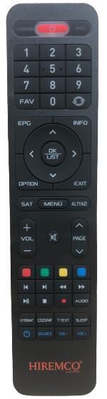 Hiremco GT Turbo V8D IPT Akıllı Üniversal Tv ve Uydu Kumandası 1787