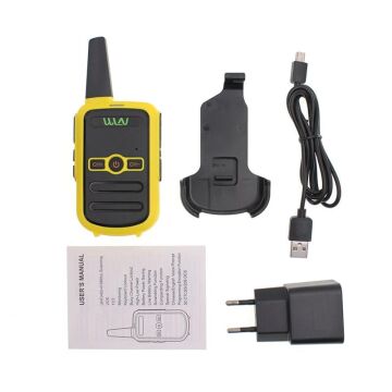 Wln KD-C51 16 Kanal Sarı Tekli Telsiz