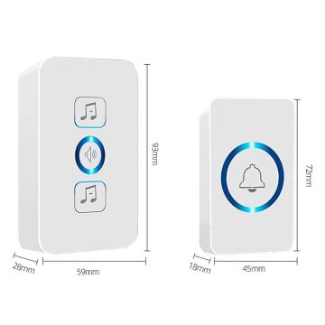 PowerMaster PM-27140 Kablosuz Kapı Zili - 32 Melodili Priz Tipi