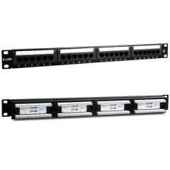 S-Link SL-F624 24’lü FTP Cat6 Patch Panel