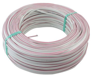 Powermaster 2x0.75 100 Mt. Hoparlör Kablosu Beyaz