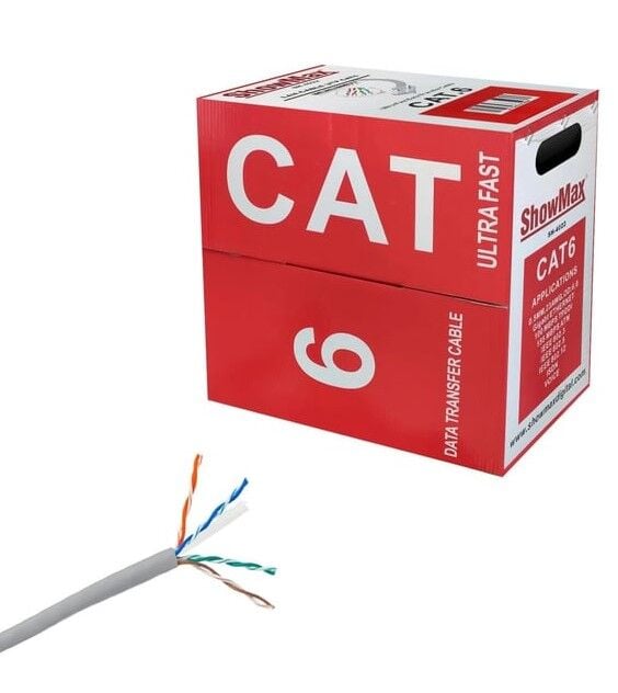 Showmax SH-4022 Cat6 Cat5 Kablo 23awg 0.50mm 305 Metre
