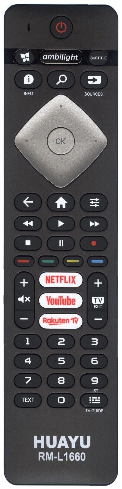 Philips RM-L1660 H0357C Netflix Rakuten Youtube Tv Tuşlu Kumanda