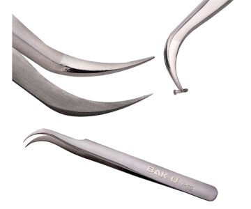 Baku BK-T7-7-SA Eğri Uçlu Cımbız