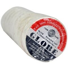 Globe 0.13Mmx19Mm İzole Bant 10'lu Beyaz