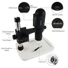 Sunline SL18 Dijital Mikroskop Wifi 200X