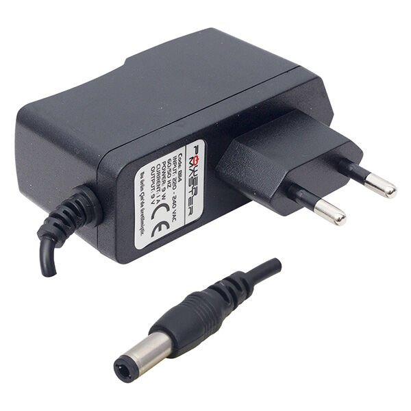 Powermaster PM-8114 9 Volt - 1 Amper 5.5*2.5 Mm Uçlu Priz Tipi Adaptör