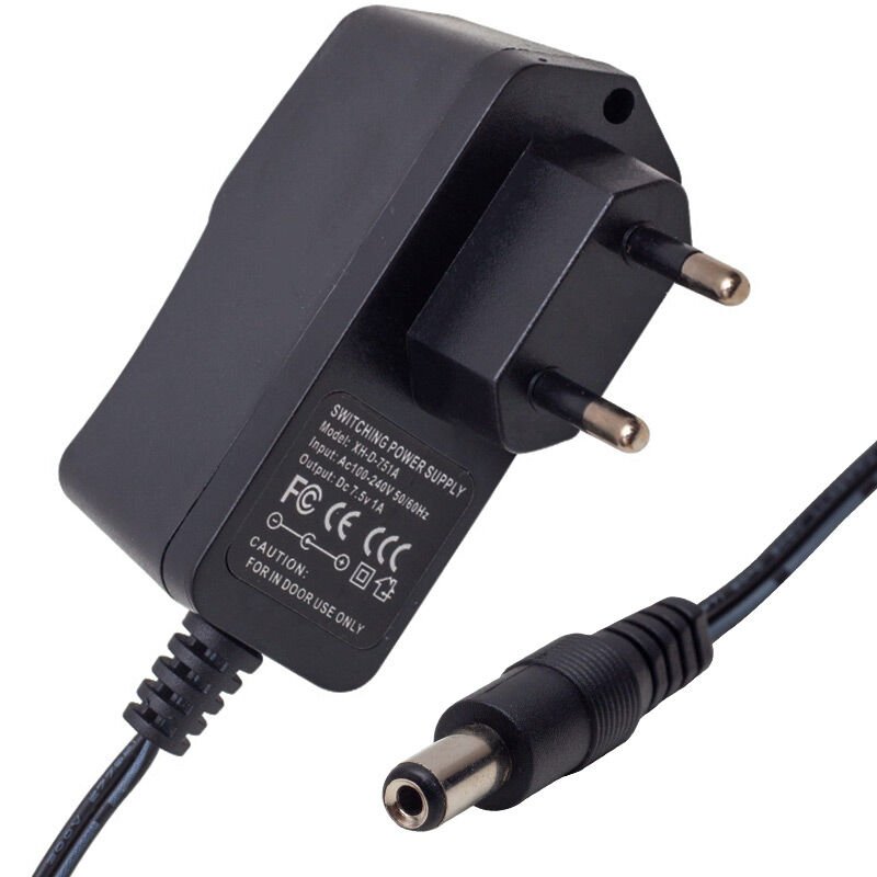 Powermaster PM-8116 7.5 Volt - 1 Amper 5.5*2.5 Mm Uçlu Priz Tipi Adaptör