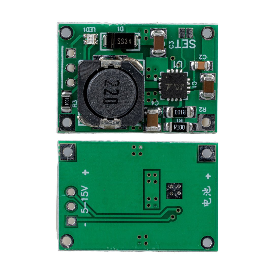 Weko TP5100 5-15V - 1S 4.2V / 2S 8.4V Lityum Batarya Şarj Modülü