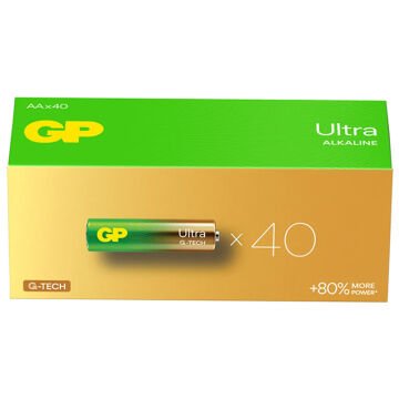 GP 15AU R6 Ultra Alkalin Kalem AA 40‘lı Paket