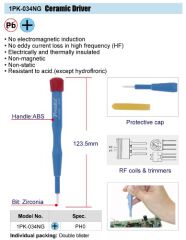 Proskit 1Pk-034NG Seramik Tornavida + PHO #0(1.2)MM