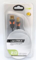 TTAF Usb 2.0 Printer Yazıcı Kablosu 2 Mt. 24K Altın Uç