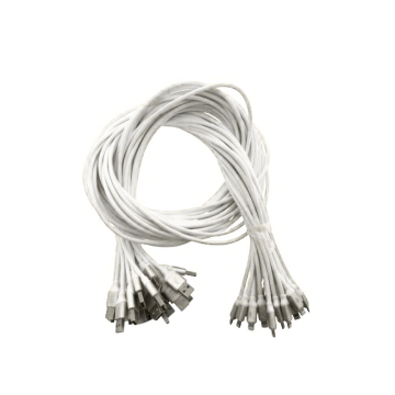 Iphone Şarj Ve Data Kablosu Silikon Beyaz 5*Li Paket (5 Adet)110cm