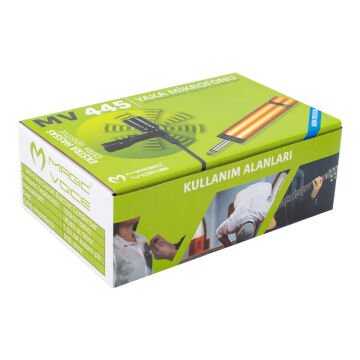 Magicvoice MV-445 Çantalı 5 Metre Kablolu 600 Ohm Yaka Mikrofonu