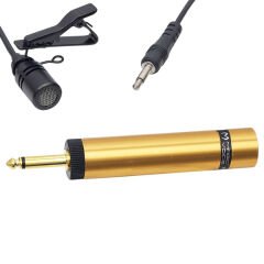Magicvoice MV-445 Çantalı 5 Metre Kablolu 600 Ohm Yaka Mikrofonu
