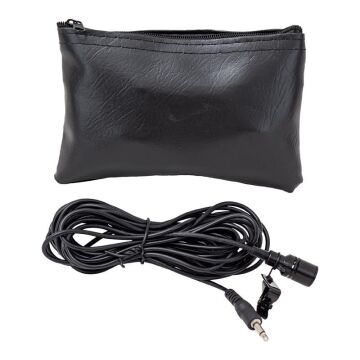 Magicvoice MV-445 Çantalı 5 Metre Kablolu 600 Ohm Yaka Mikrofonu