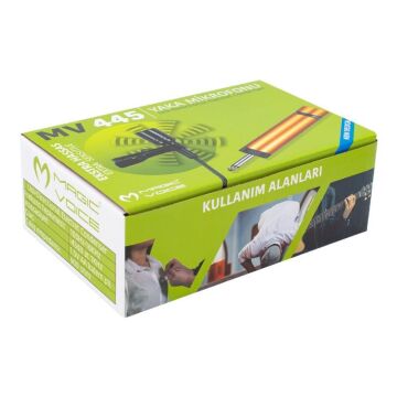 Magicvoice MV-445 Çantalı 5 Metre Kablolu 600 Ohm Yaka Mikrofonu