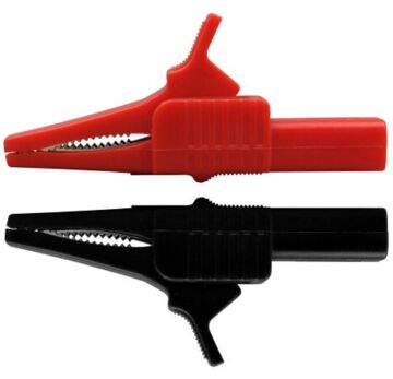 Powermaster IC-243C  Siyah-Kırmızı 4 Mm Banan Jak Girişli 2'li Krokodil CatIII