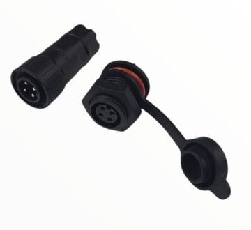 IC-266M 16Mm Su Geçirmez Konnektör Şase Seyyar Takım 2 Pin