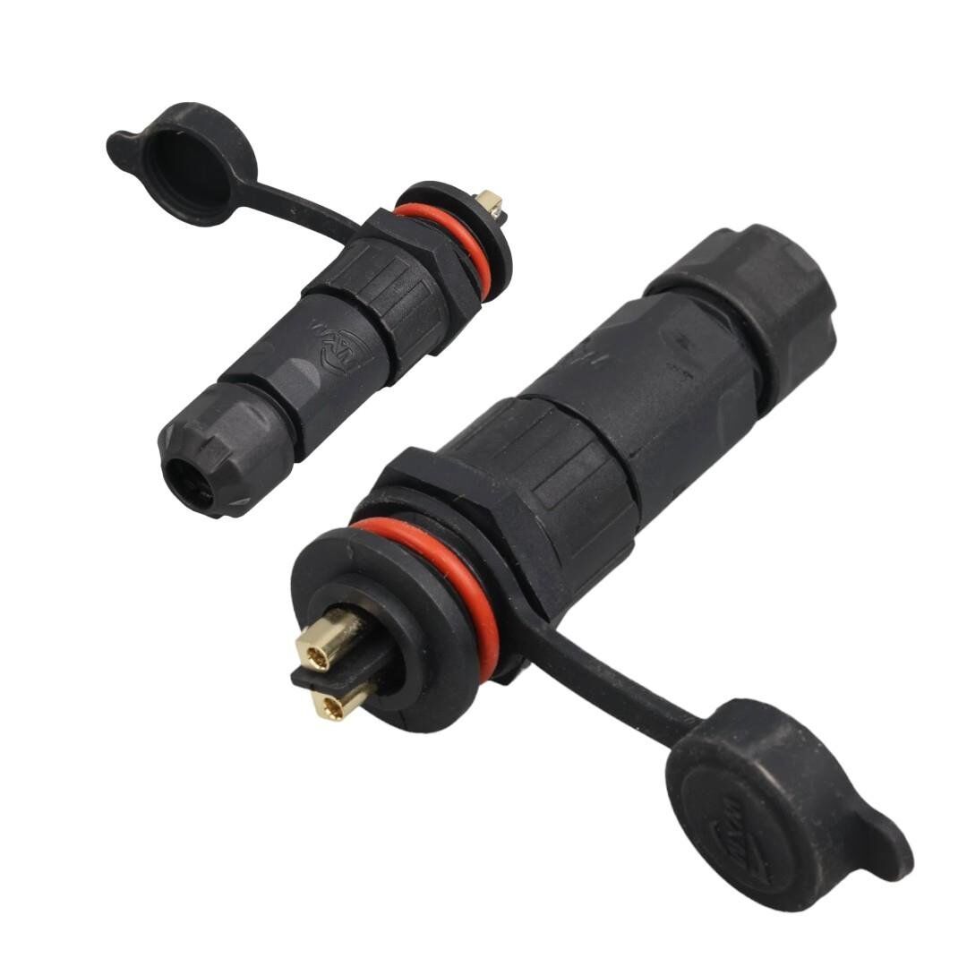 IC-266M 16Mm Su Geçirmez Konnektör Şase Seyyar Takım 2 Pin