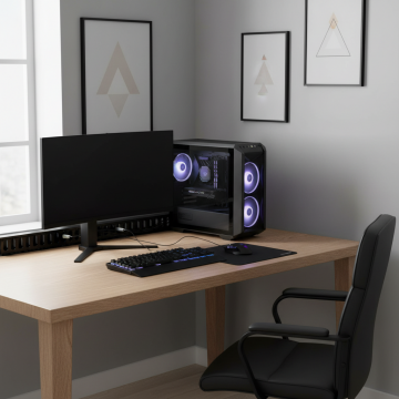 Powermaster TD-L801-12 19'' 1U Rack Kabin Yatay Kablo Düzenleyici Kapaklı Kanal Yandan Geçişli