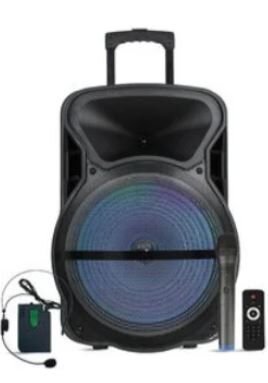 WESTA WAP-12503ET 12 USB-SD-BLUETOOTH-UKLI (1 EL-1 YAKA MİK.) 200W AKTİF SEYYAR HOPARLÖR