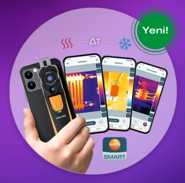 Testo 860İ Akıllı Termal Kamera Sıcaklık ve Su Kaçağı Tespit Cihazı | Çantalı Set