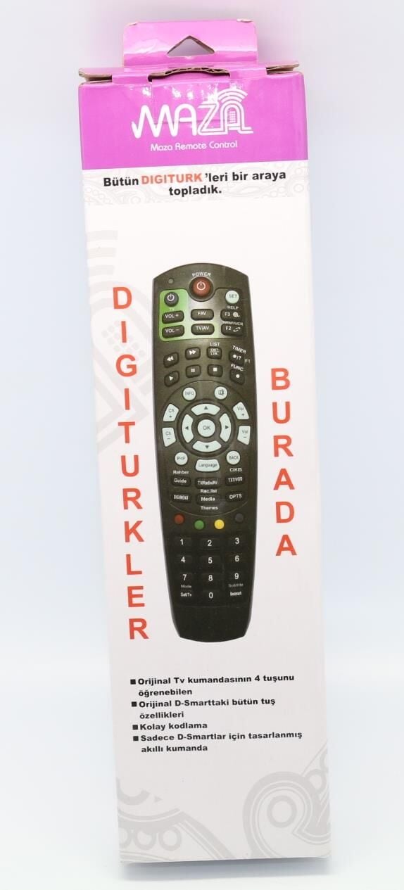 Maza MZ-8005 Tüm Digitürk ler İçin Akıllı Kumanda