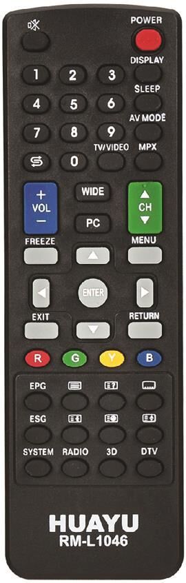Sharp RM-L1046 Lcd Plazma Led Tv Kumandası Universal