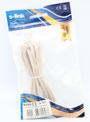 S-Link SL-TEL2 Telefon Kablosu Rj11 Jaklı 2 Mt.
