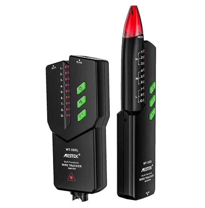 Mestek WT-58DL Kablo Test Cihazı (Fiberoptik kablo dahil)