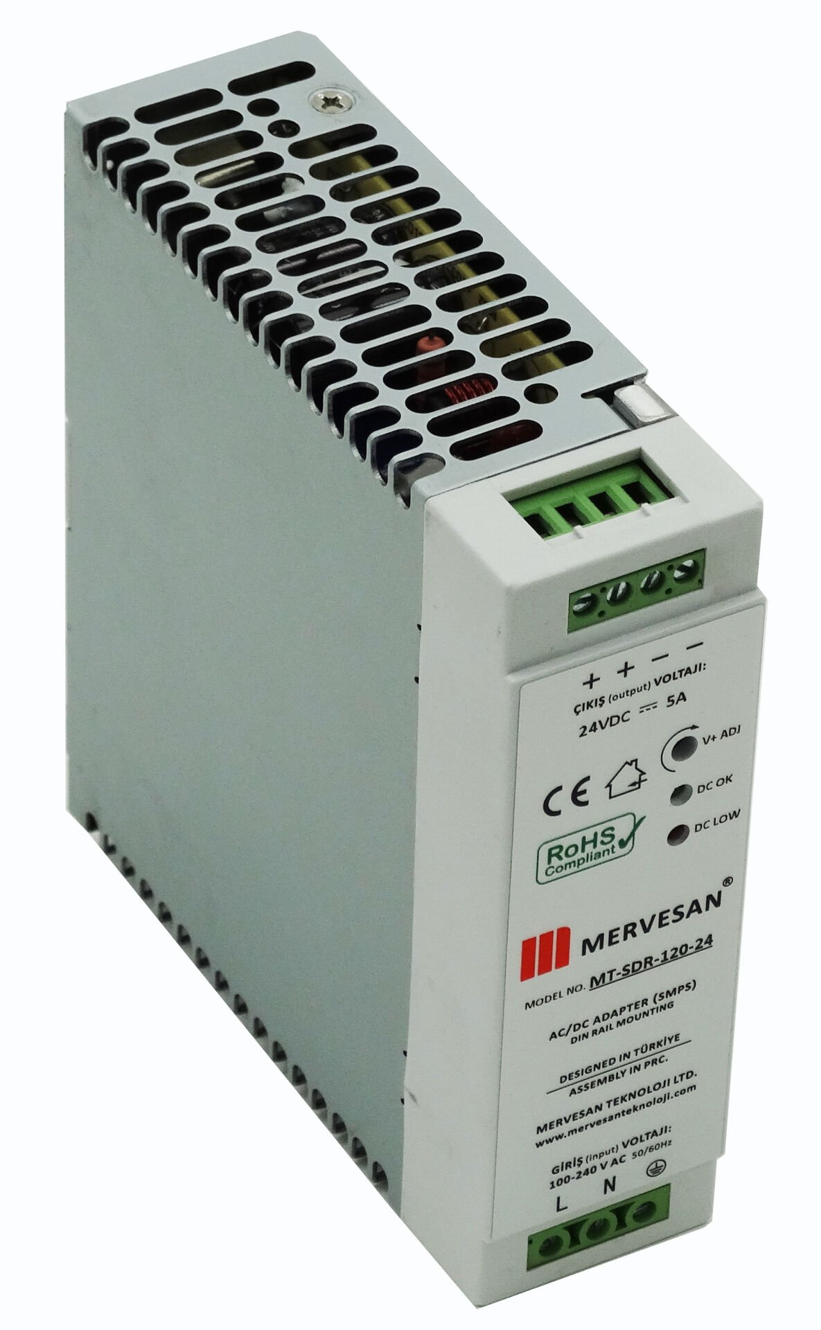 MT-SDR-75-12 Slım Ray Montajı AC/DC - MS-SDR-75-12