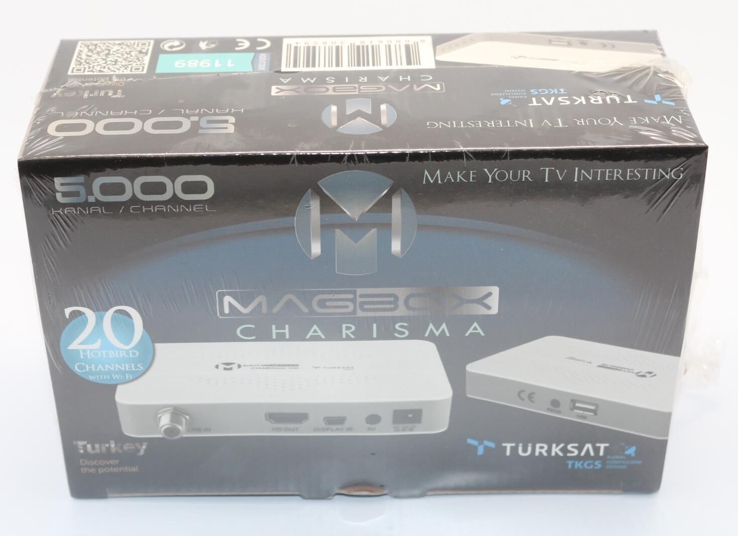 Magbox Charisma Hd Uydu Alıcısı 20 Hotbird Kanal Tkgs'li