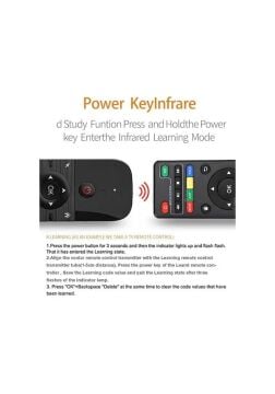 Air Mouse Wireless Keyboard 2.4G Wireless SesKomut Klavye Air Mouse Led Lcd Tv Android Box Bilgisayar Projeksiyon Windows 2000 XP Vista Windows CE Windows 7 10  OS X Android OS Smart Android Tv Media Oynatıcılar Şarjlı IR Öğrenebilir Özellikli Kumanda