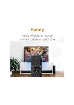 Air Mouse Wireless Keyboard 2.4G Wireless SesKomut Klavye Air Mouse Led Lcd Tv Android Box Bilgisayar Projeksiyon Windows 2000 XP Vista Windows CE Windows 7 10  OS X Android OS Smart Android Tv Media Oynatıcılar Şarjlı IR Öğrenebilir Özellikli Kumanda