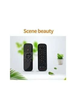 Air Mouse Wireless Keyboard 2.4G Wireless SesKomut Klavye Air Mouse Led Lcd Tv Android Box Bilgisayar Projeksiyon Windows 2000 XP Vista Windows CE Windows 7 10  OS X Android OS Smart Android Tv Media Oynatıcılar Şarjlı IR Öğrenebilir Özellikli Kumanda