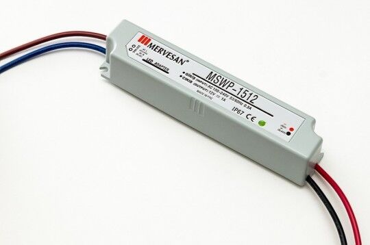 MTWP-15-12 12V 1A (IP67) Sabit Voltaj AC/DC Adaptör - MSWP-15-12