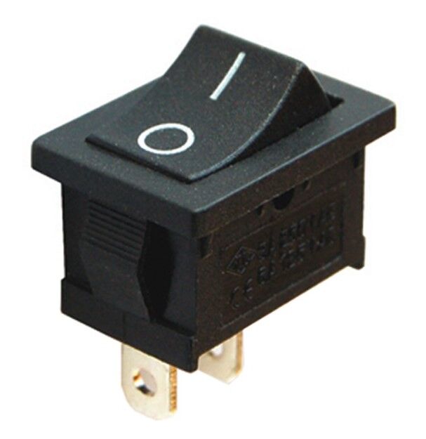 IC-124 Mini Işıksız Yaylı 2P On-Off Anahtar