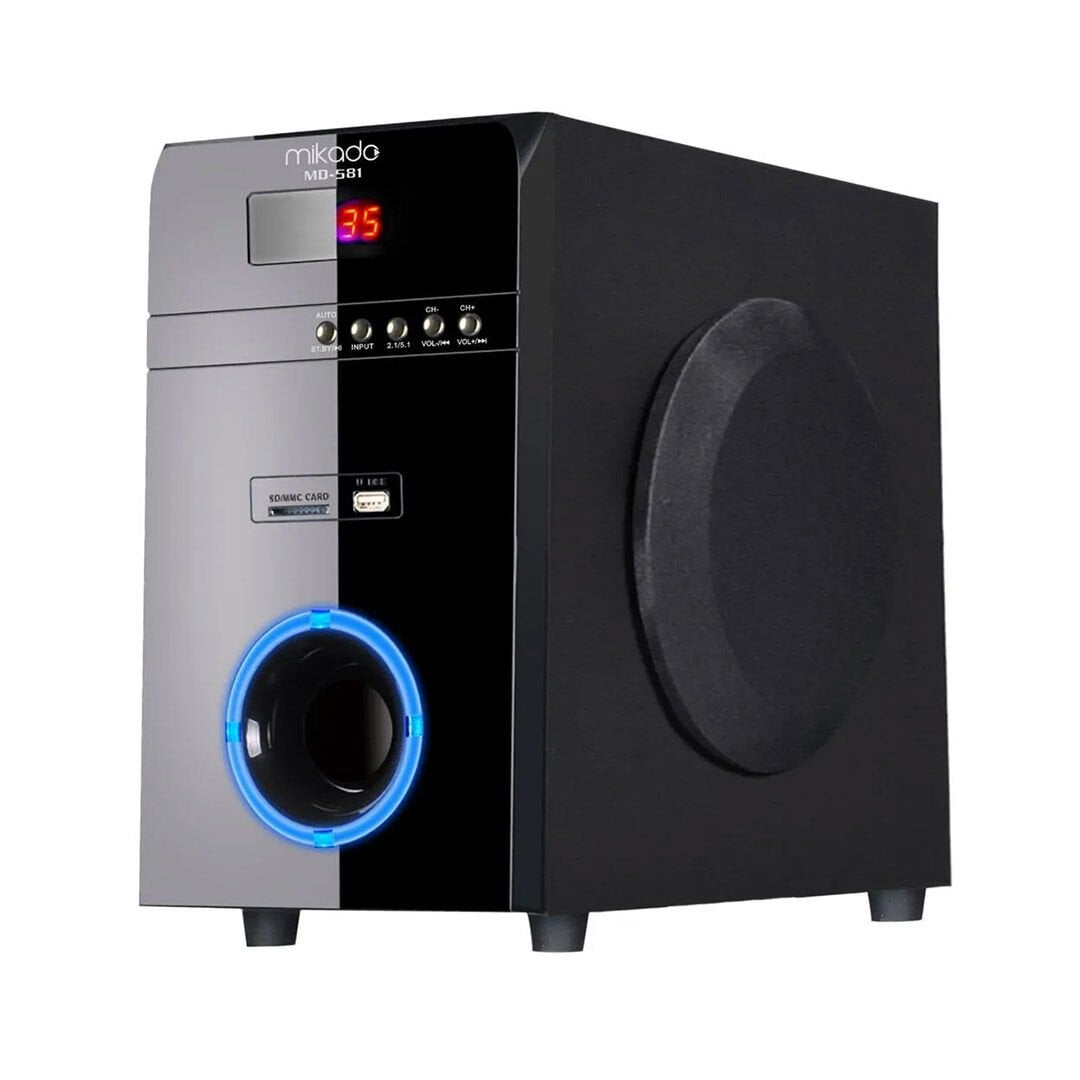 Mikado MD-581BT 110W USB/SD/FM/BT Destekli 5+1 Ses Sistemi Hoparlör - Speaker
