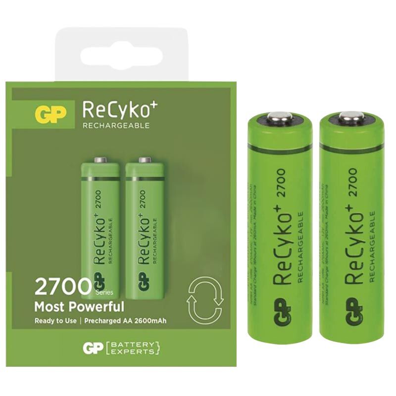 GP ReCyko 2600 mAh Şarjlı Ni-MH AA Kalem Pil 2li Paket